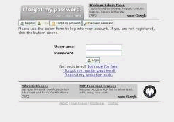 I Forgot My Password