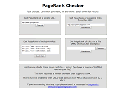PageRank Checker